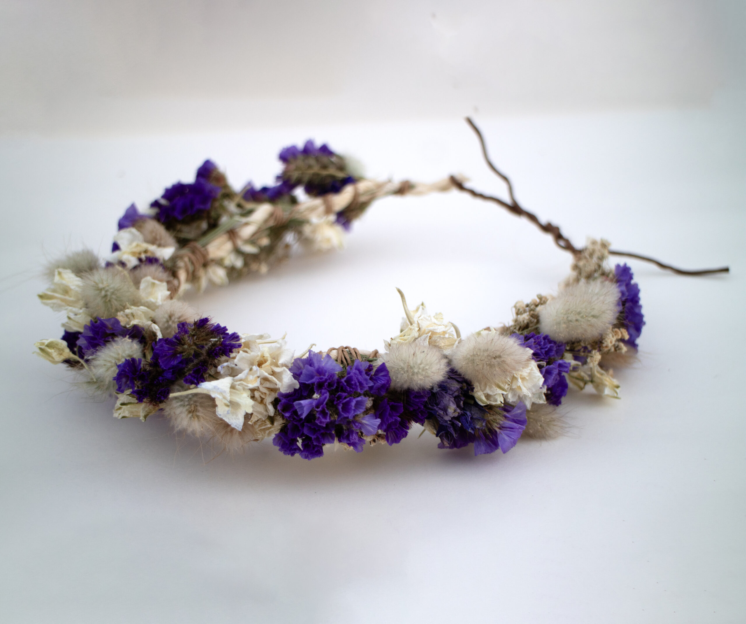Make Your Own Dried Flower Crown Kit | Purple - Image 4