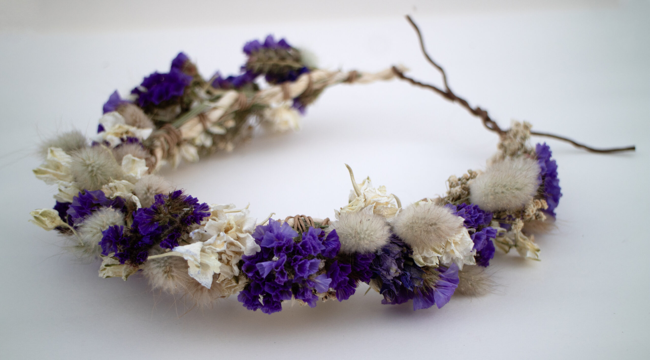 Make Your Own Dried Flower Crown Kit | Purple - Image 5